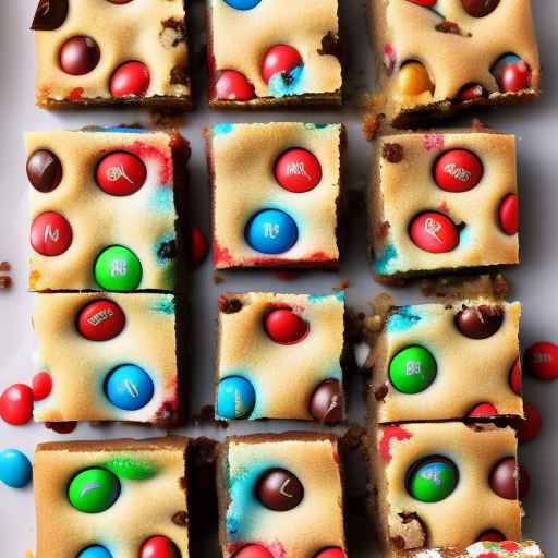 Батончики из печенья M&M